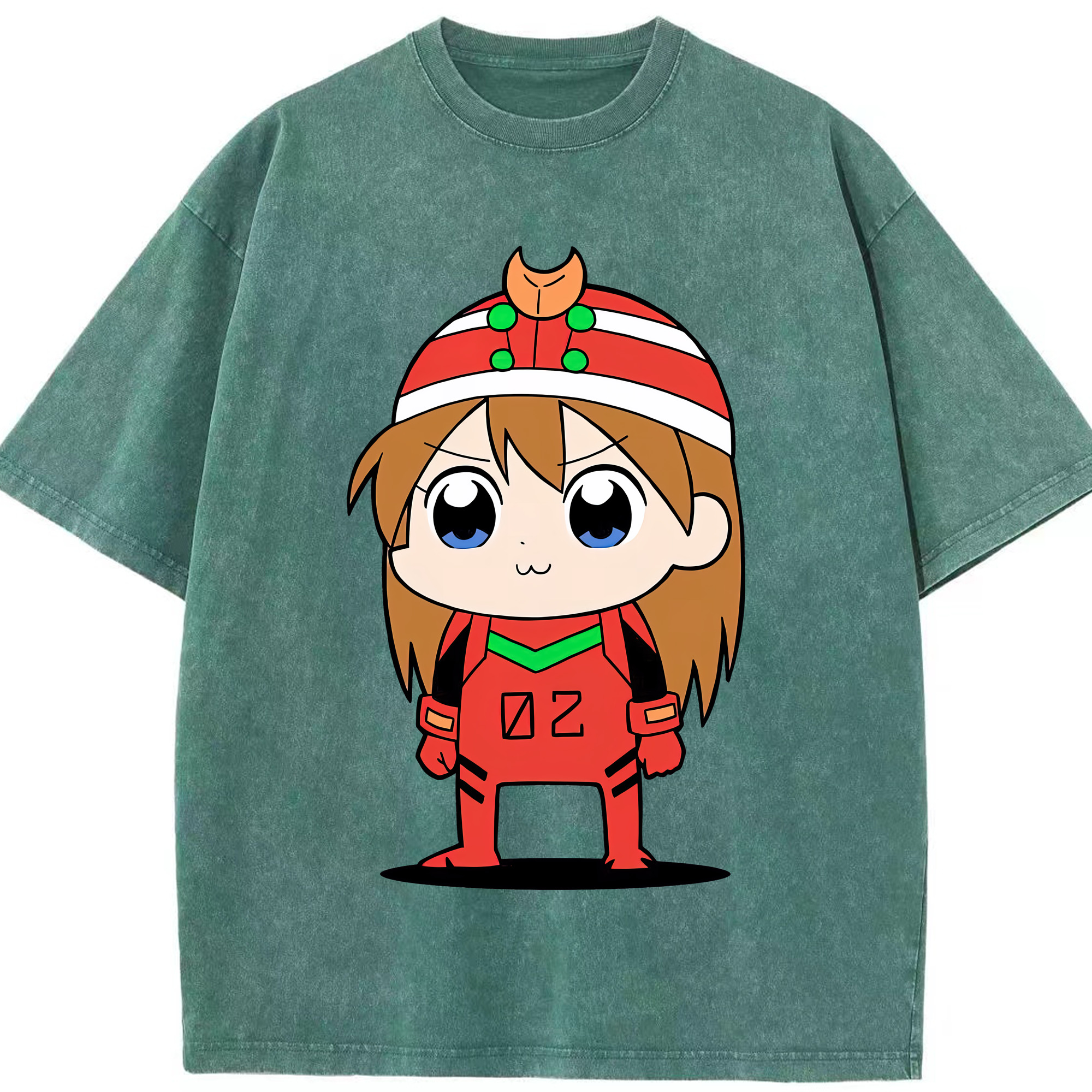 （画像用） EVA 新世紀エヴァンゲリオン 綿100% ヴィンテージ風 半袖Tシャツ（フロントプリント）